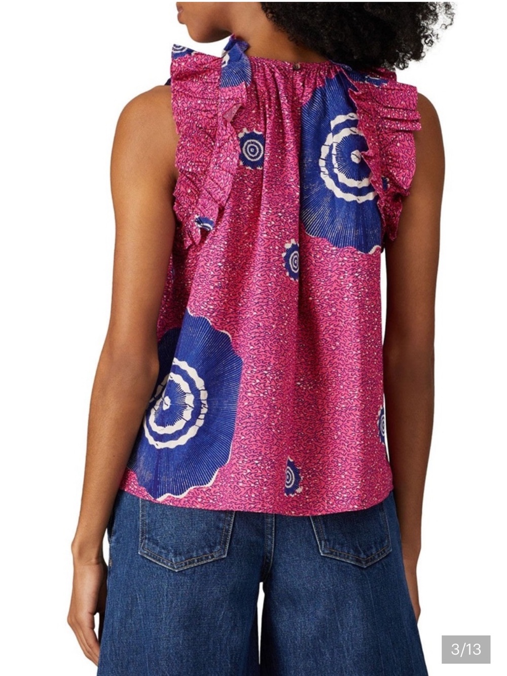 Ulla Johnson Fuchsia Tilda Top Size 2 - Picture 3 of 8